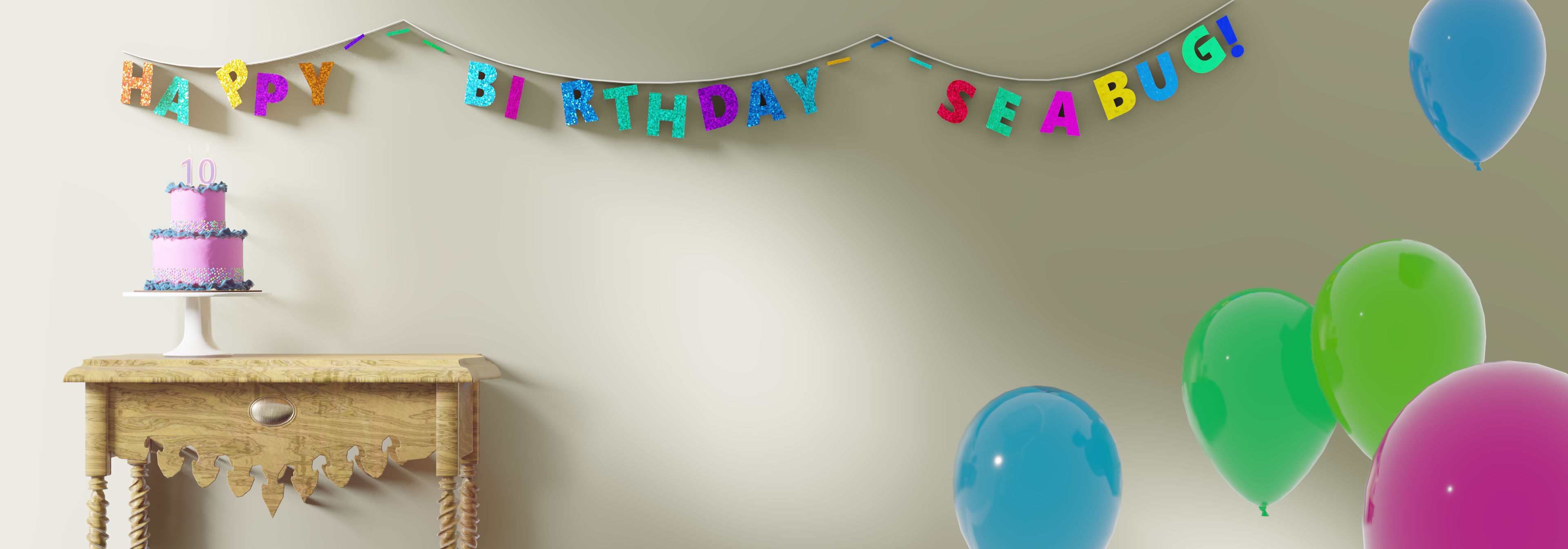 Birthday decorations with Animation Nodes preview image 1